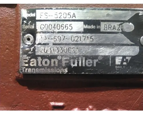 FULLER FS5205A TRANSMISSION ASSEMBLY