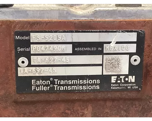 FULLER FS5205A Transmission Assembly