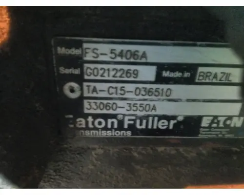 FULLER FS5406A TRANSMISSION ASSEMBLY