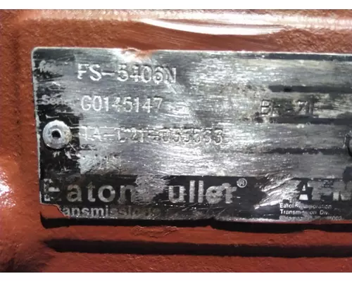 FULLER FS5406N TRANSMISSION ASSEMBLY