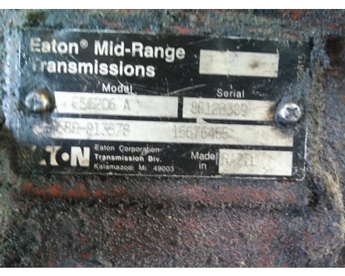 FULLER FS6206A TRANSMISSION ASSEMBLY