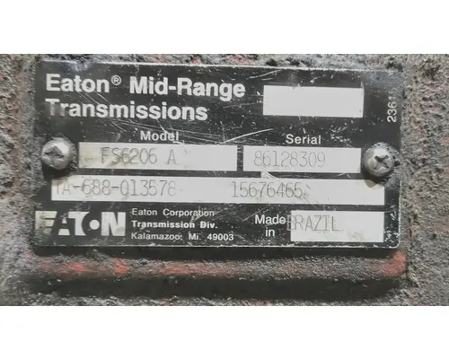 FULLER FS6206A TRANSMISSION ASSEMBLY