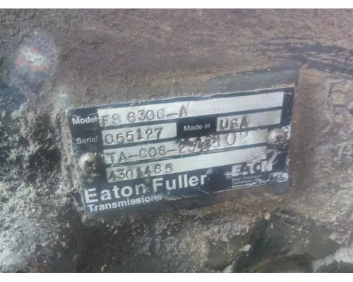 FULLER FS6306A TRANSMISSION ASSEMBLY