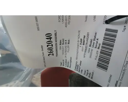 FULLER FS7206A TRANSMISSION ASSEMBLY