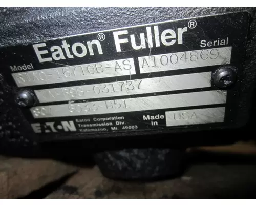 FULLER RTAO16710BAS TRANSMISSION ASSEMBLY