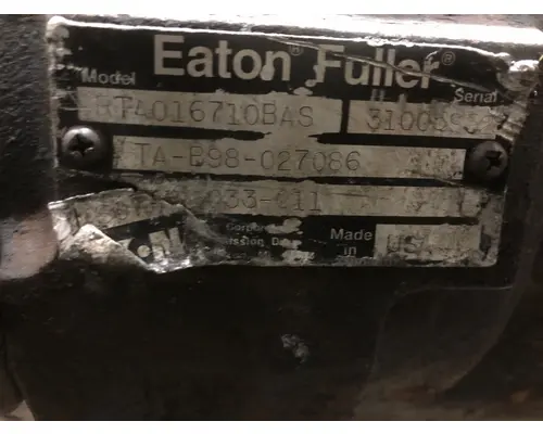 FULLER RTAO16710BAS Transmission