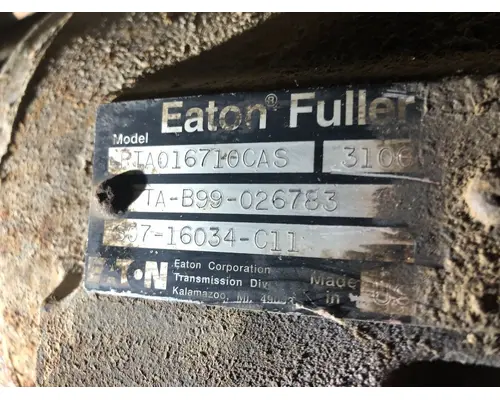 FULLER RTAO16710CAS Transmission
