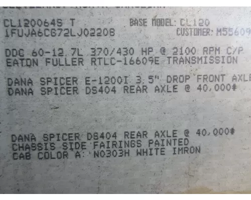 FULLER RTLC16609E TransmissionTransaxle Assembly