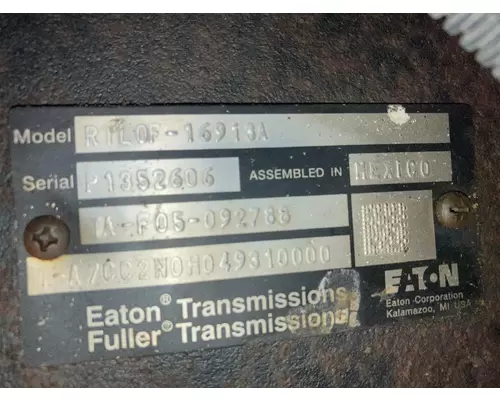 FULLER RTLO16913A Transmission