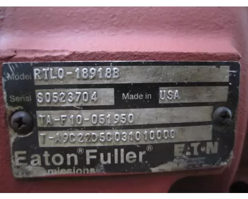FULLER RTLO18918B TRANSMISSION ASSEMBLY
