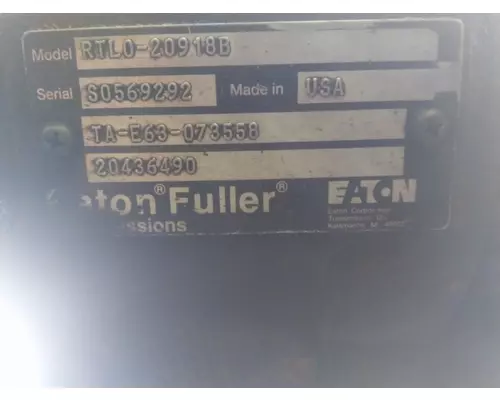 FULLER RTLO20918B TRANSMISSION ASSEMBLY