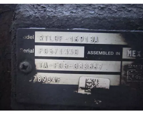FULLER RTLOF16913A TRANSMISSION ASSEMBLY