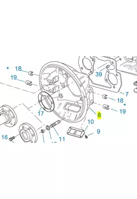 FULLER RTO10910BAS2 Clutch Housing