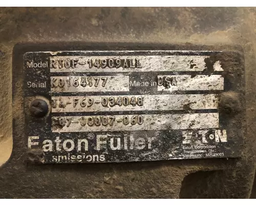 FULLER RTO14909ALL Transmission