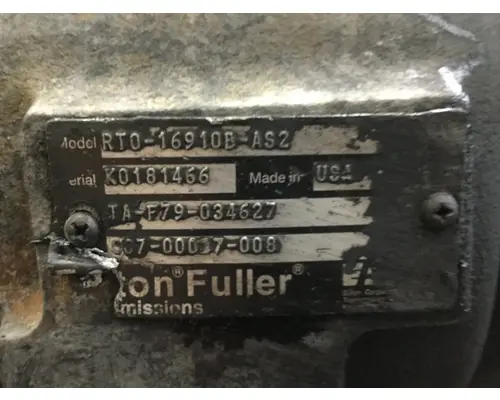 FULLER RTO16710BAS2 Transmission