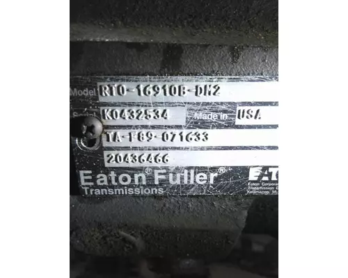 FULLER RTO16910BAS2 TRANSMISSION ASSEMBLY