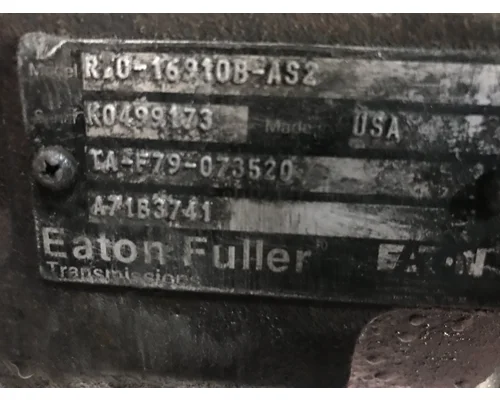 FULLER RTO16910BAS2 Transmission