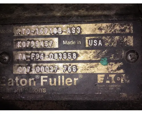 FULLER RTO16910BAS3 TRANSMISSION ASSEMBLY
