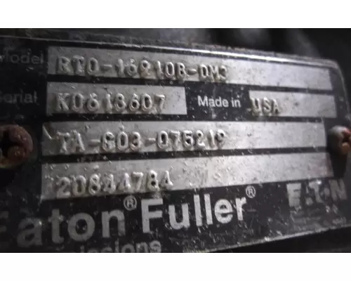 FULLER RTO16910BDM3 TRANSMISSION ASSEMBLY