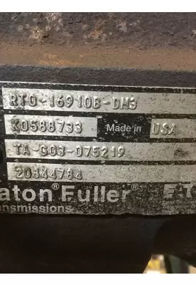 FULLER RTO16910BDM3 TRANSMISSION ASSEMBLY