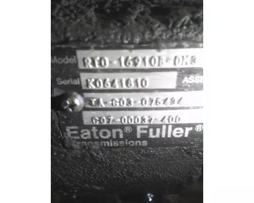 FULLER RTO16910BDM3 TRANSMISSION ASSEMBLY