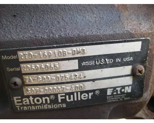 FULLER RTO16910BDM3 TransmissionTransaxle Assembly