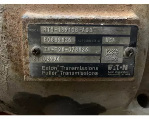 FULLER RTO18910BAS3 Transmission Assembly