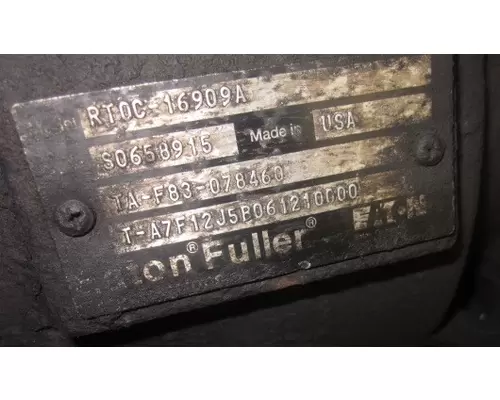 FULLER RTOC16909A TRANSMISSION ASSEMBLY