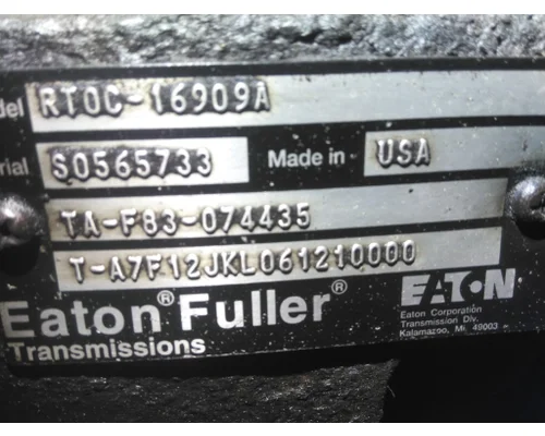 FULLER RTOC16909A TRANSMISSION ASSEMBLY