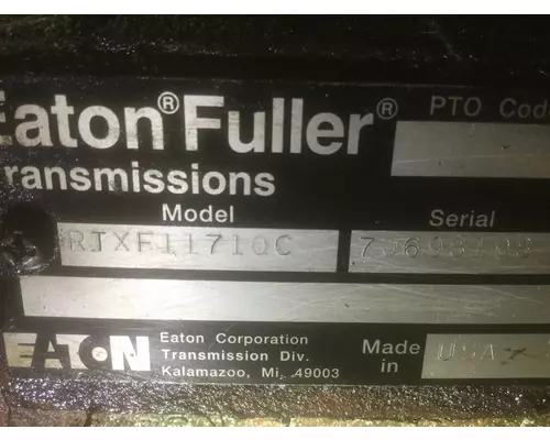 FULLER RTX11710C TRANSMISSION ASSEMBLY