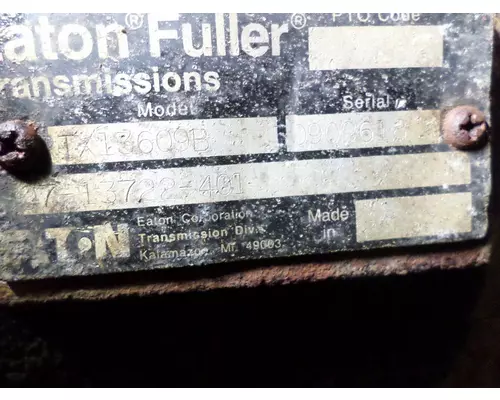 FULLER RTX13609B TRANSMISSION ASSEMBLY