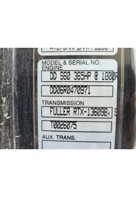 FULLER RTX13609B TRANSMISSION ASSEMBLY