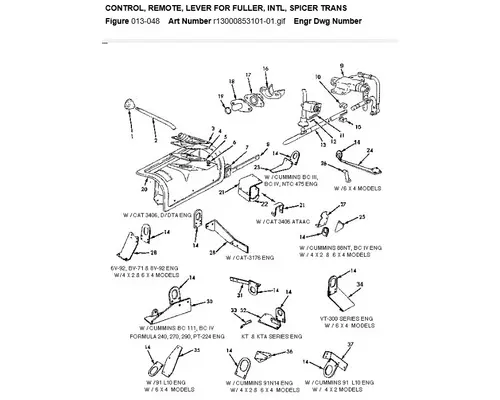 FULLER RTX14609P Manual Transmission Parts, Misc.