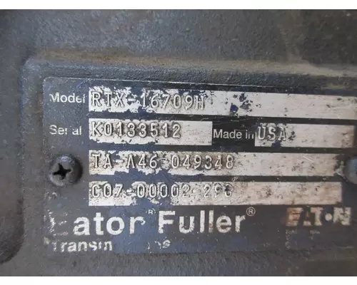 FULLER RTX16709H TransmissionTransaxle Assembly