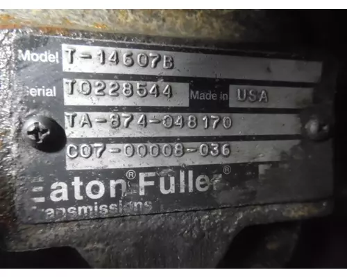 FULLER T14607B TRANSMISSION ASSEMBLY