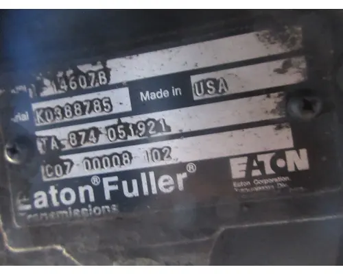 FULLER T14607B TransmissionTransaxle Assembly