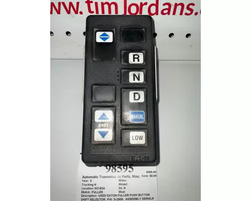 FULLER  Automatic Transmission Parts, Misc.