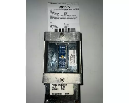 FULLER  Automatic Transmission Parts, Misc.