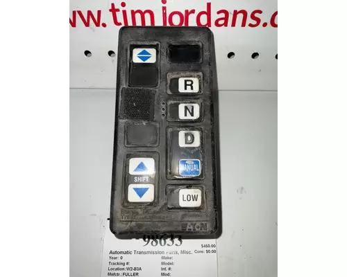 FULLER  Automatic Transmission Parts, Misc.