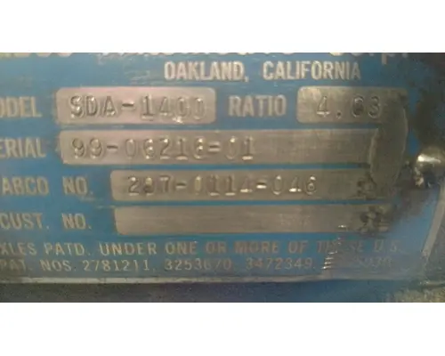 Axle Assembly, Front (Steer) FABCO SDA-1400 LKQ Heavy Truck - Goodys