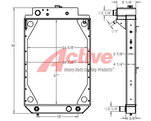 Radiator Ferrara H-4222 Active Radiator