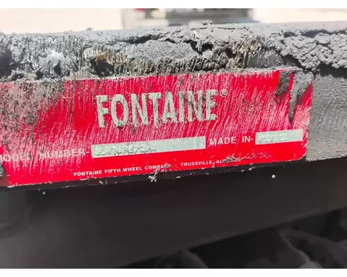 Fifth Wheel FONTAINE STATIONARY Crj Heavy Trucks And Parts