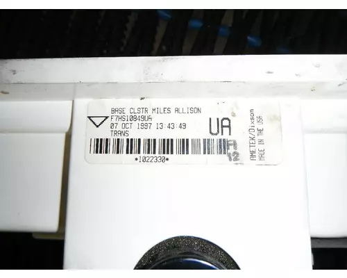 Ford A8513 Instrument Cluster