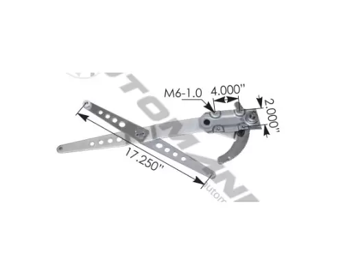 Door Window Regulator, Front FORD A9513 LKQ Thompson Motors - Wykoff