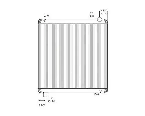 Radiator FORD B600 LKQ KC Truck Parts - Inland Empire