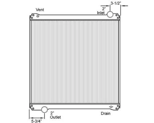 Radiator FORD B600 LKQ Western Truck Parts