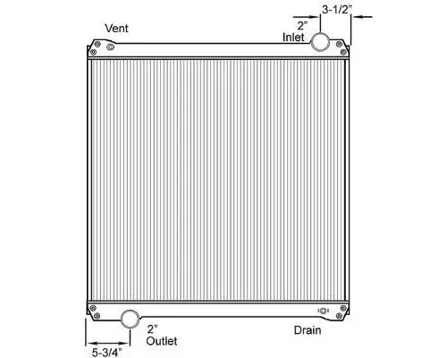 Radiator FORD B600 LKQ Heavy Truck - Goodys