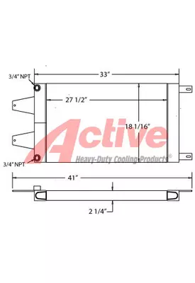 Ford Dump Truck Engine Oil Cooler