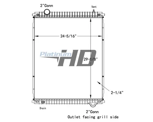 Radiator FORD F500 LKQ Western Truck Parts