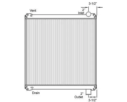 Radiator FORD F600 (1999-DOWN) LKQ Wholesale Truck Parts